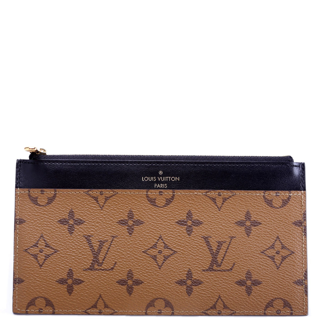 Slim Purse Reversed Monogram Black