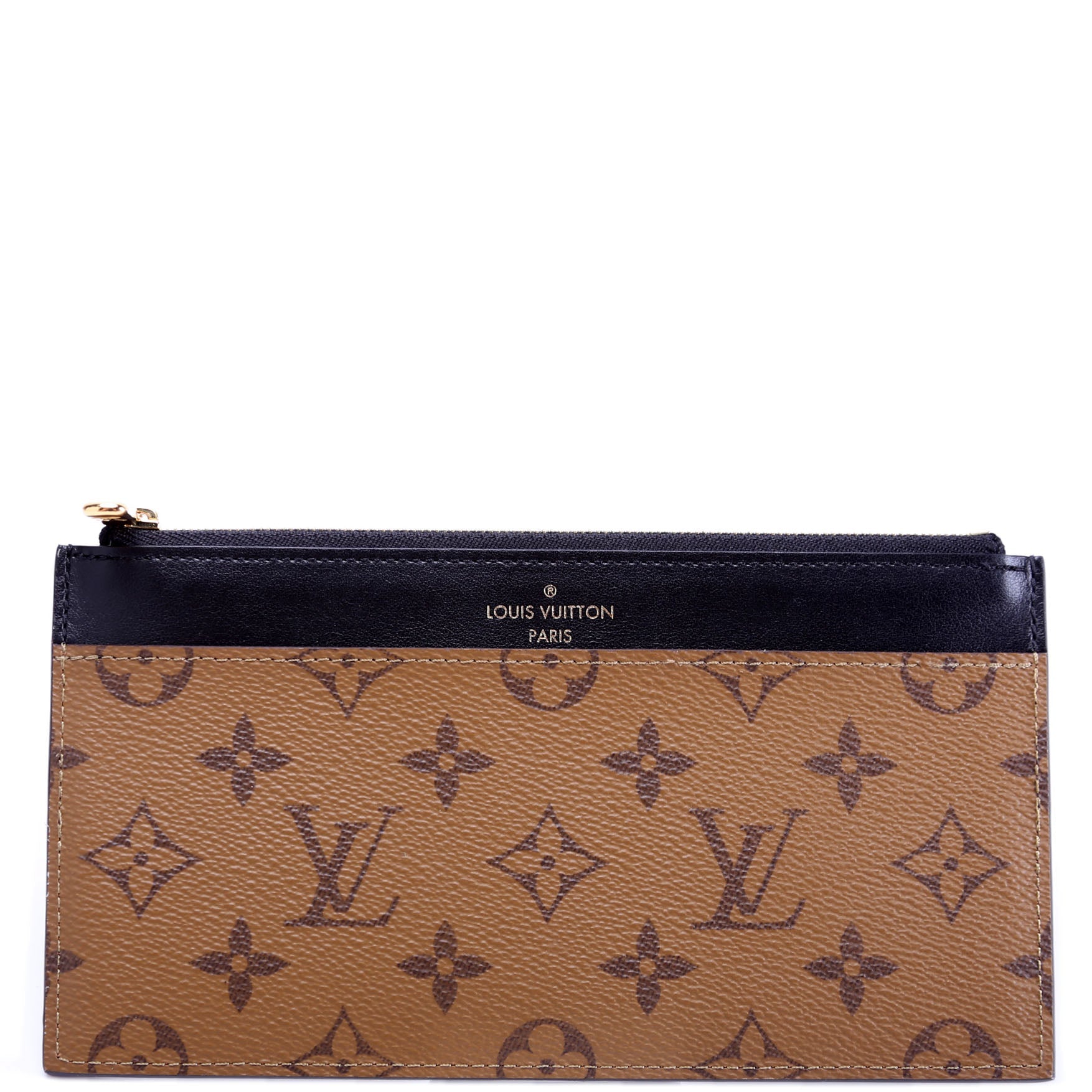 Slim Purse Reversed Monogram Black