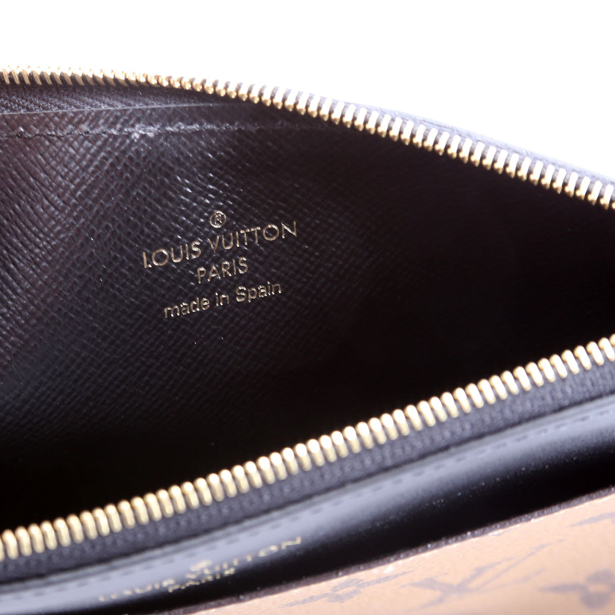 Slim Purse Reversed Monogram Black