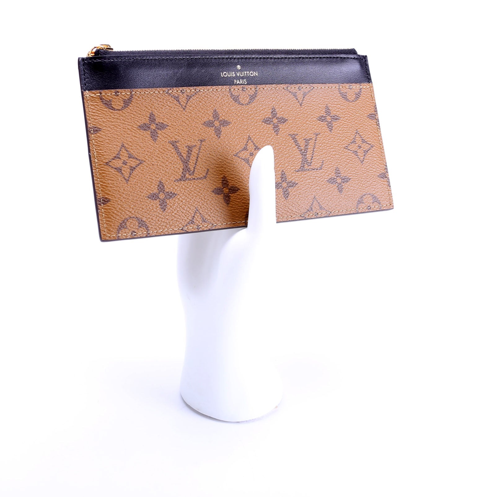 Slim Purse Reversed Monogram Black