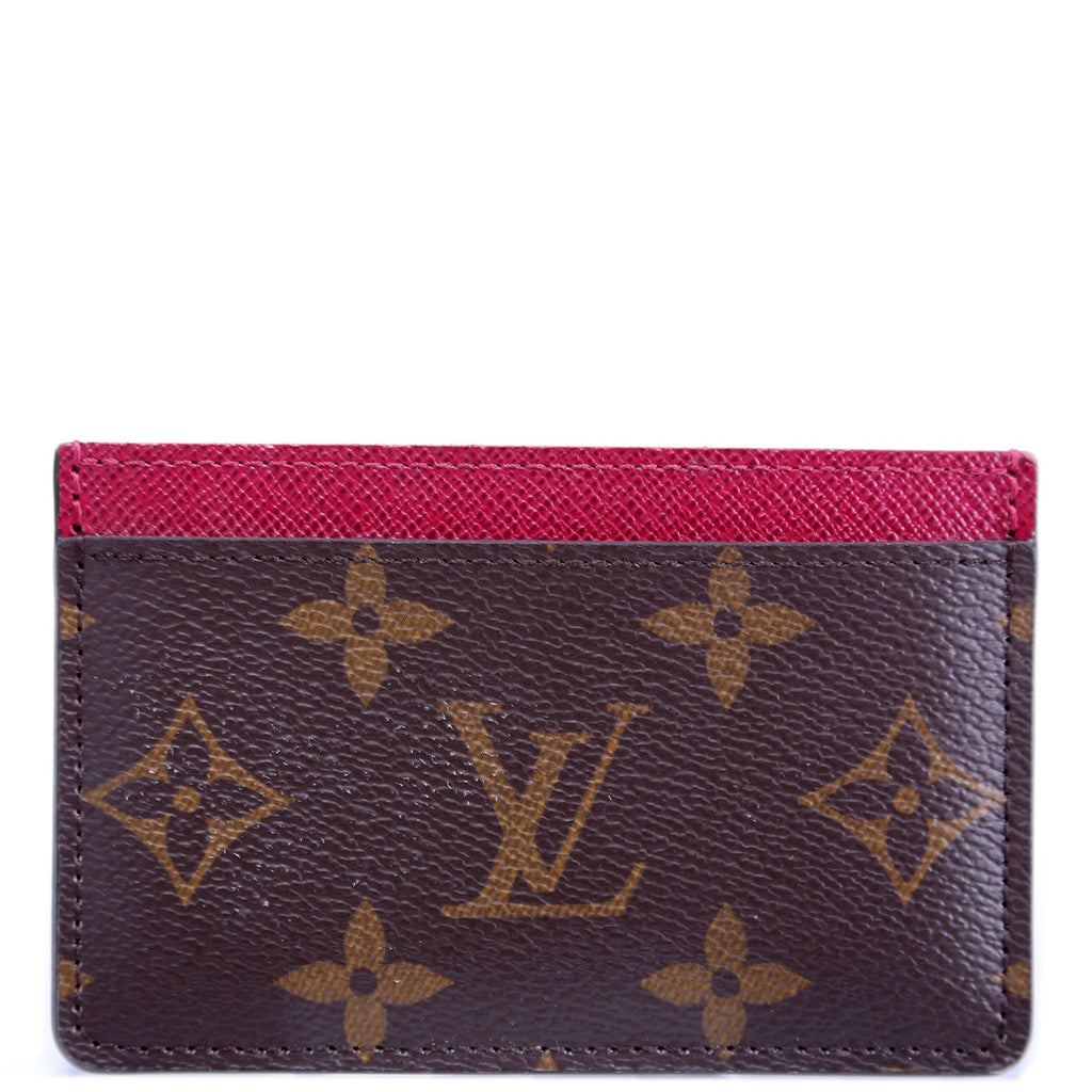 Card Holder Monogram Berry