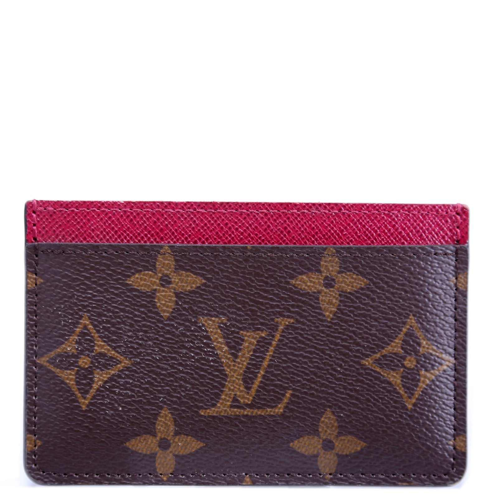 Card Holder Monogram Berry
