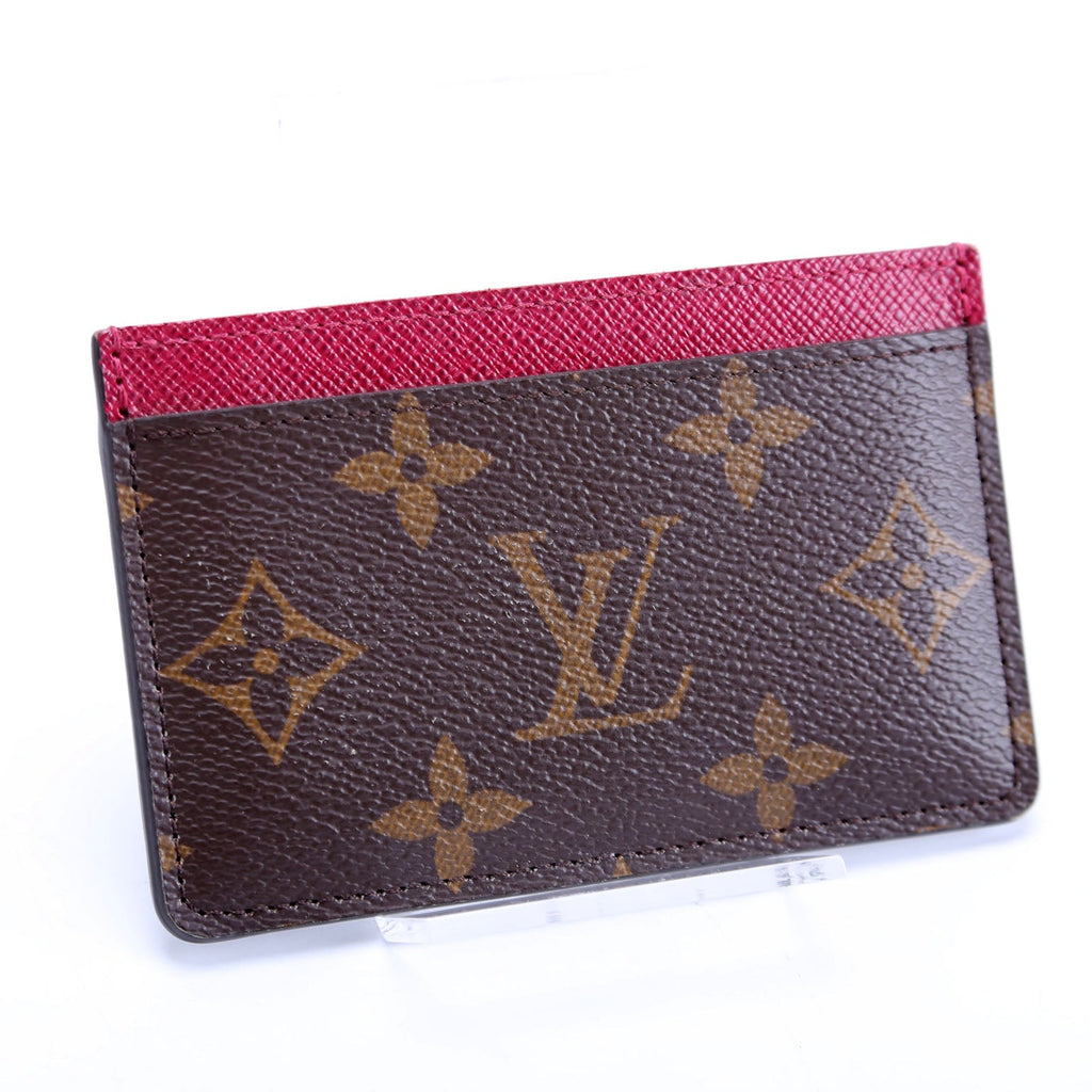 Card Holder Monogram Berry