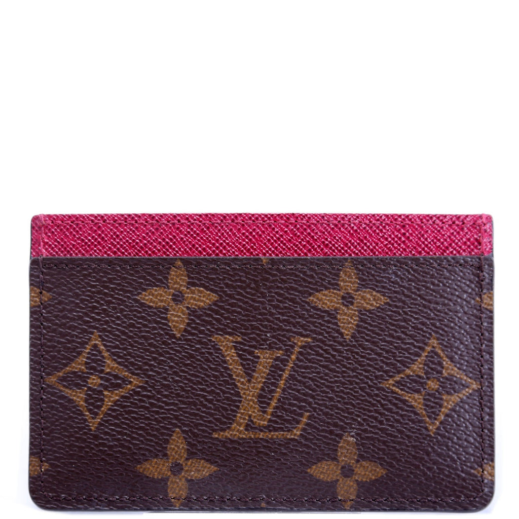 Card Holder Monogram Berry