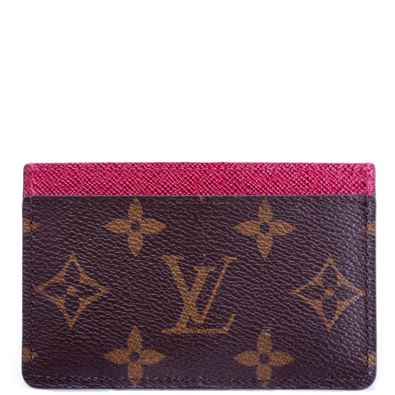Card Holder Monogram Berry