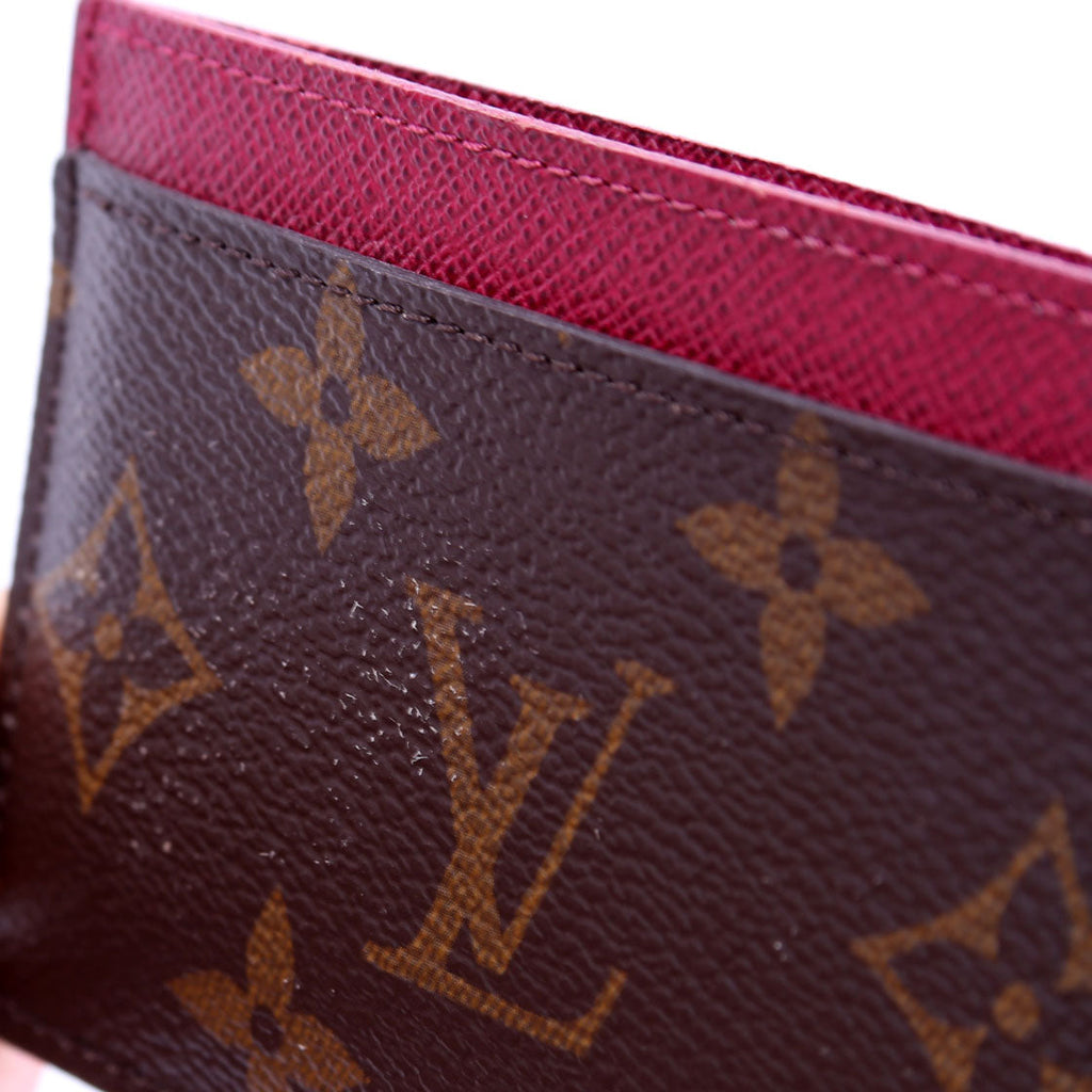 Card Holder Monogram Berry