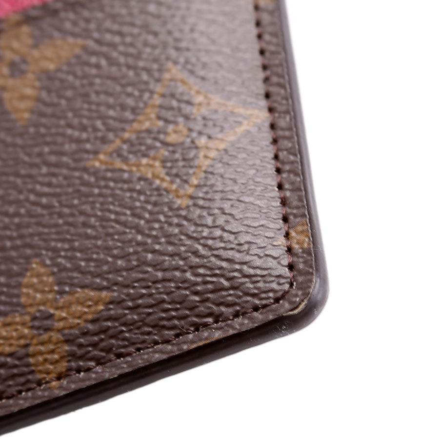 Card Holder Monogram Berry