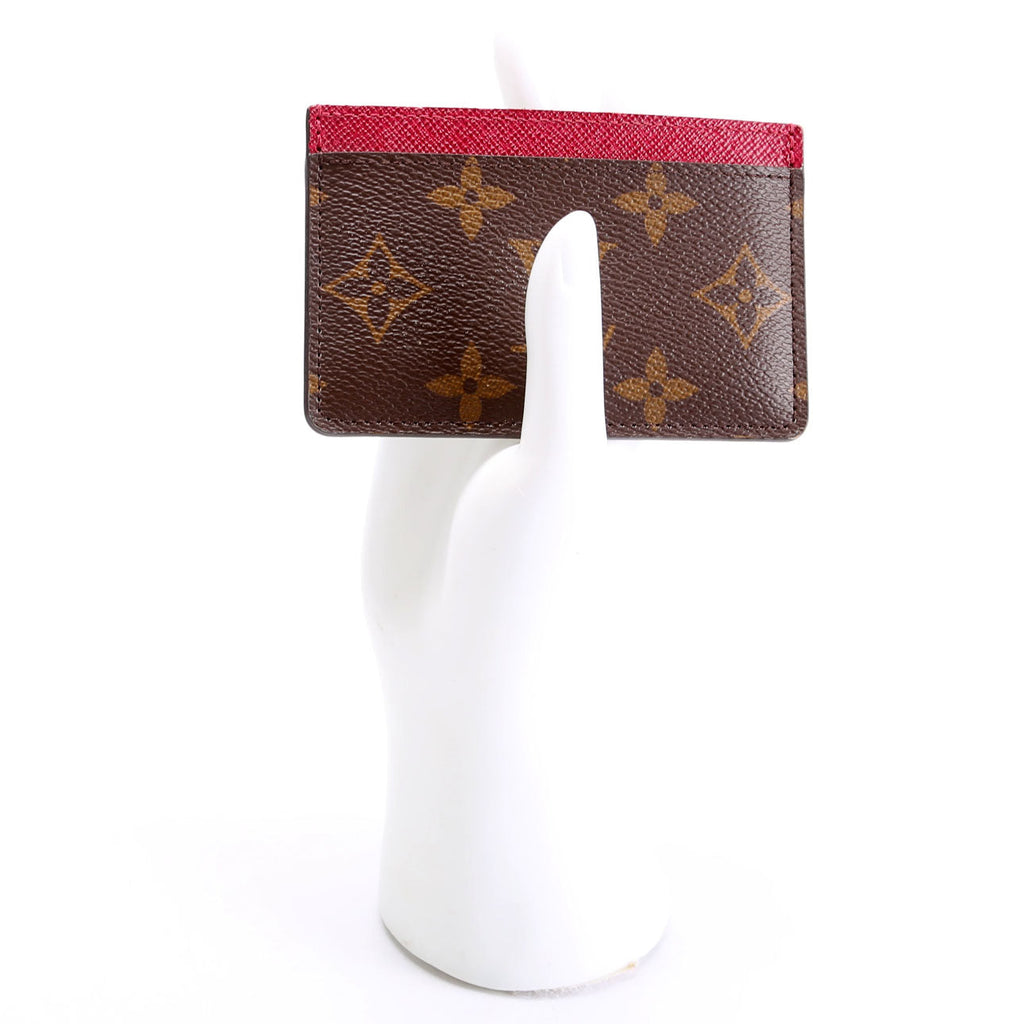 Card Holder Monogram Berry