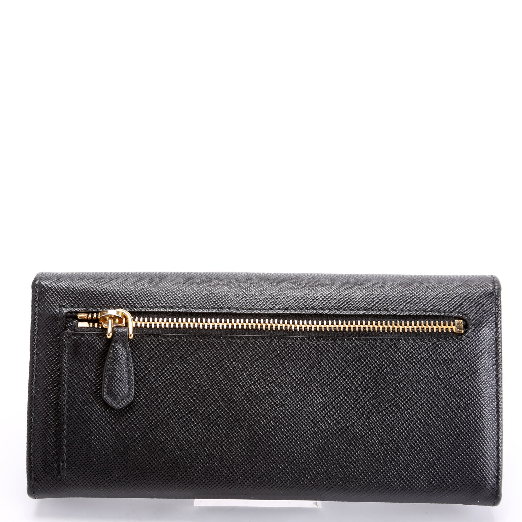 Saffiano Chain Wallet 1MH132 Black