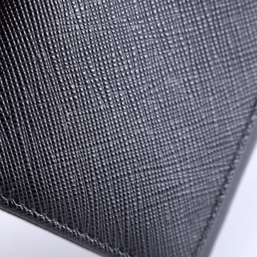 Saffiano Chain Wallet 1MH132 Black