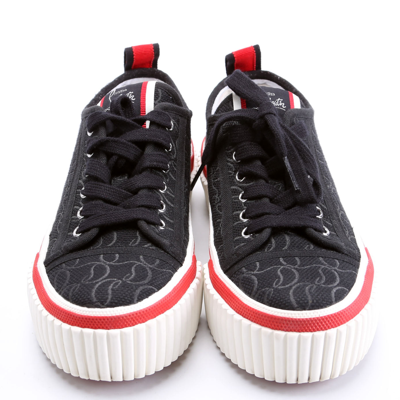 Super Pedro Platform Sneakers Size 38.5 Black