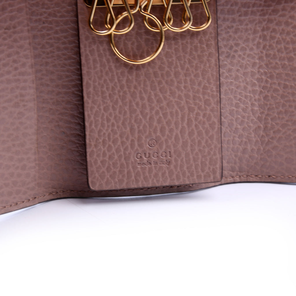 Gucci 456118 Marmont GG Supreme Key Case