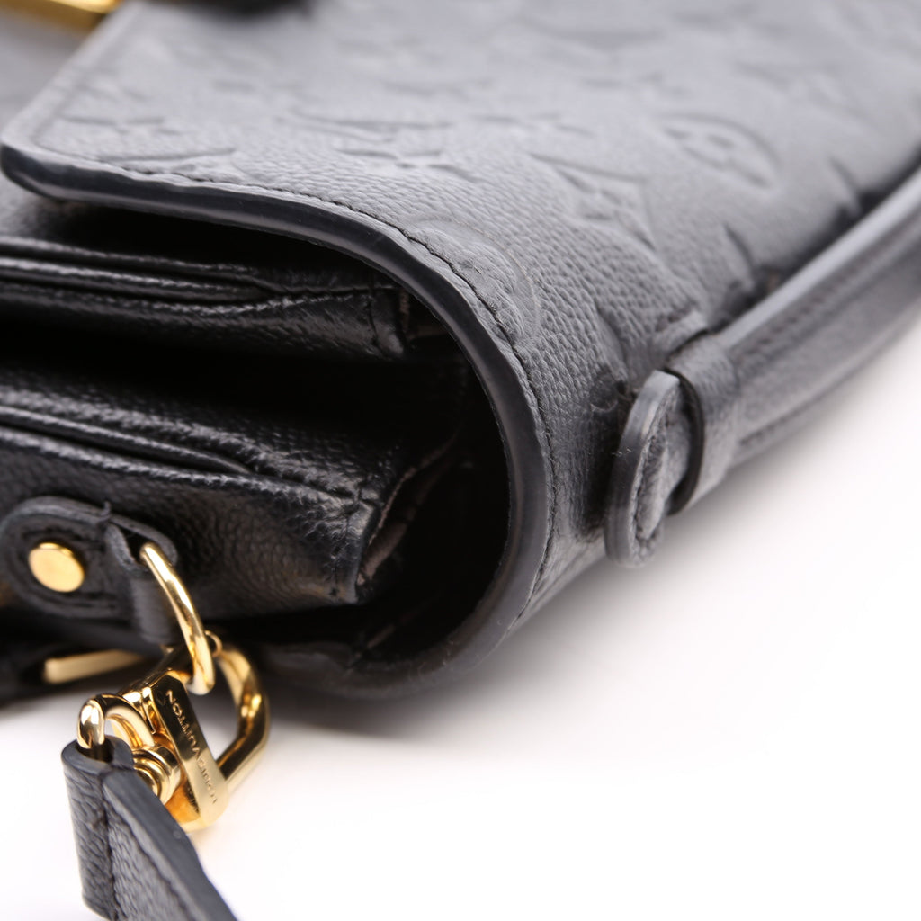 Pochette Metis Empreinte Black