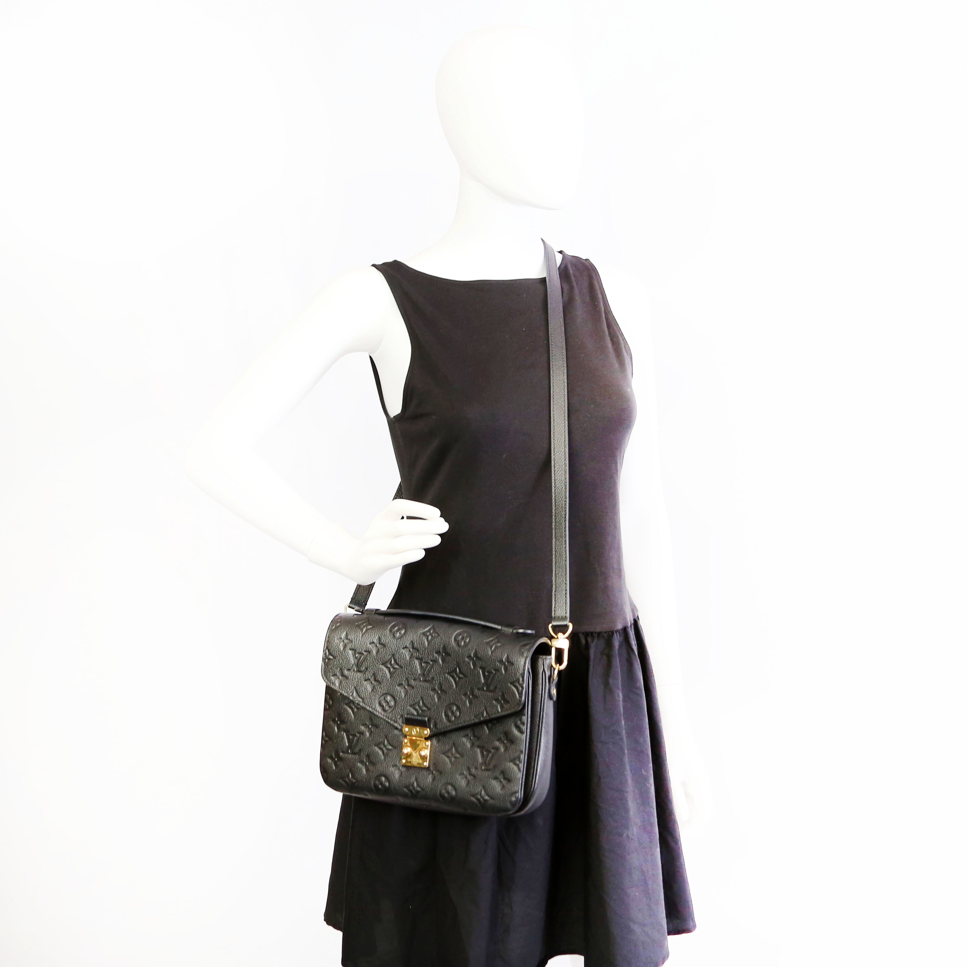 Pochette Metis Empreinte Black