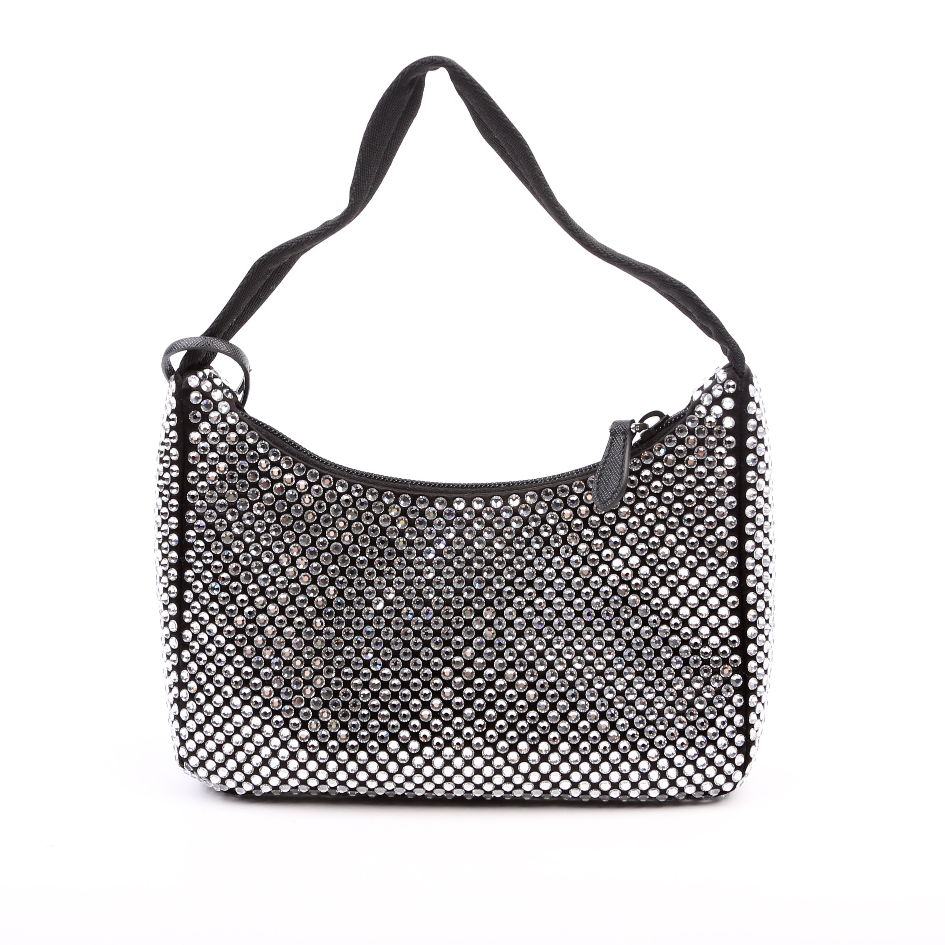 Prada Satin Crystal Re-edition 2000 Mini Bag