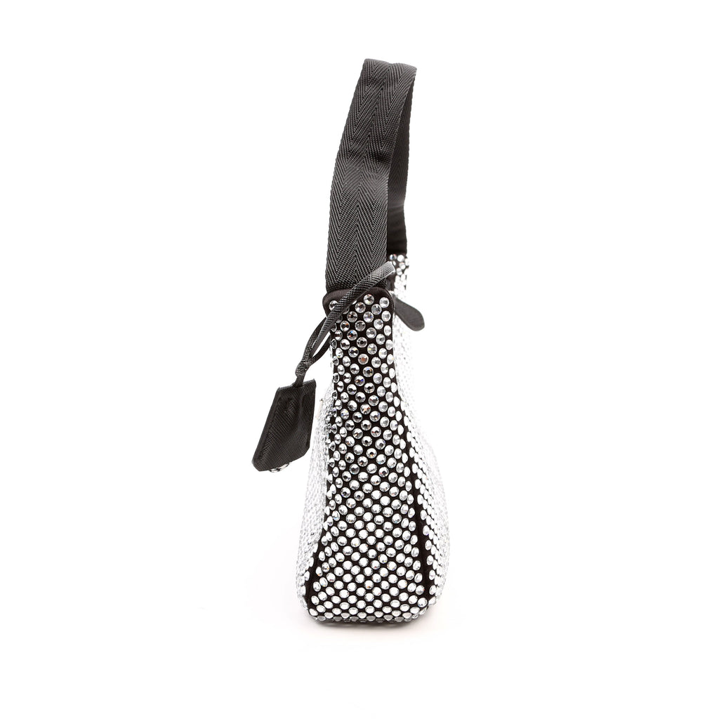 Prada Satin Crystal Re-edition 2000 Mini Bag