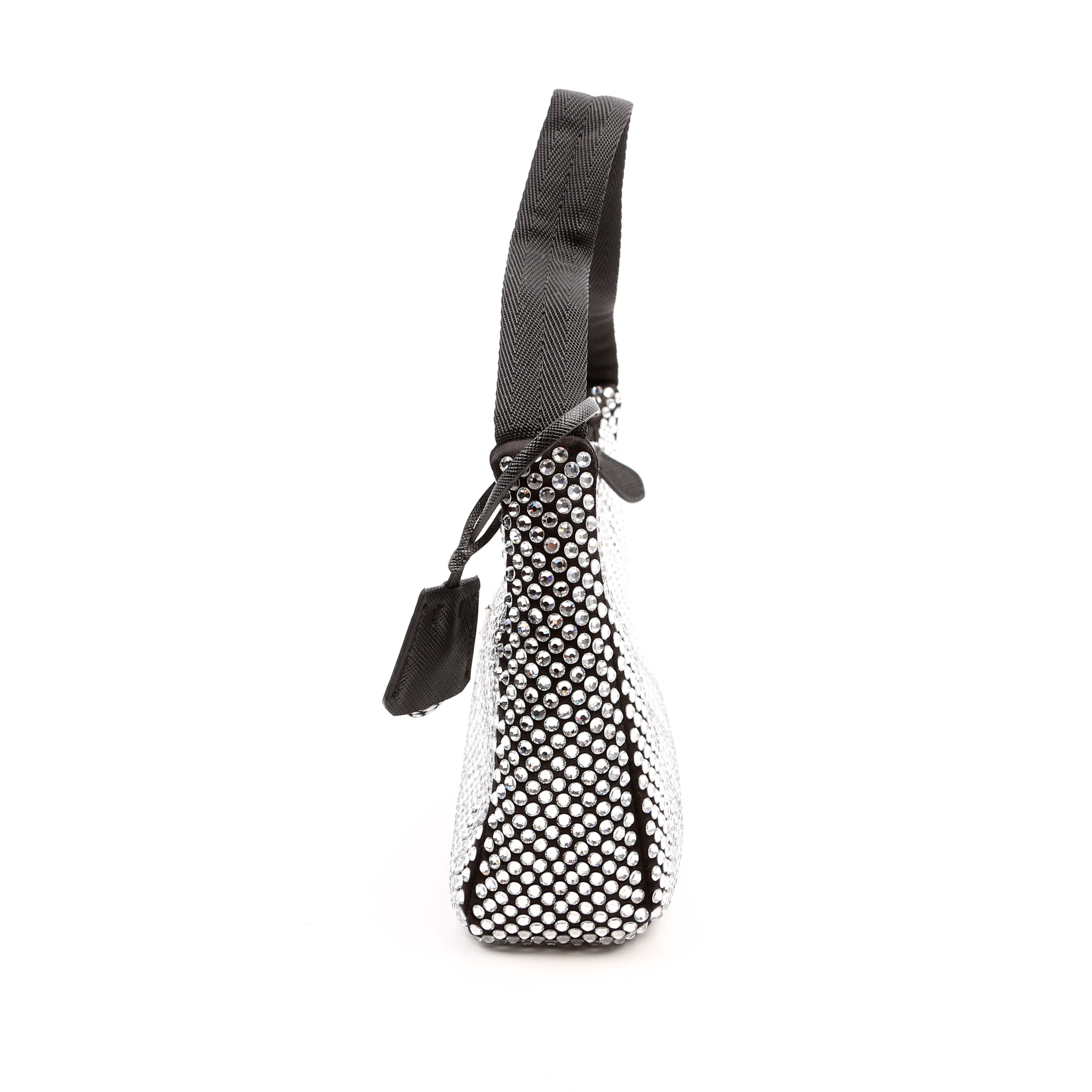 Prada Satin Crystal Re-edition 2000 Mini Bag