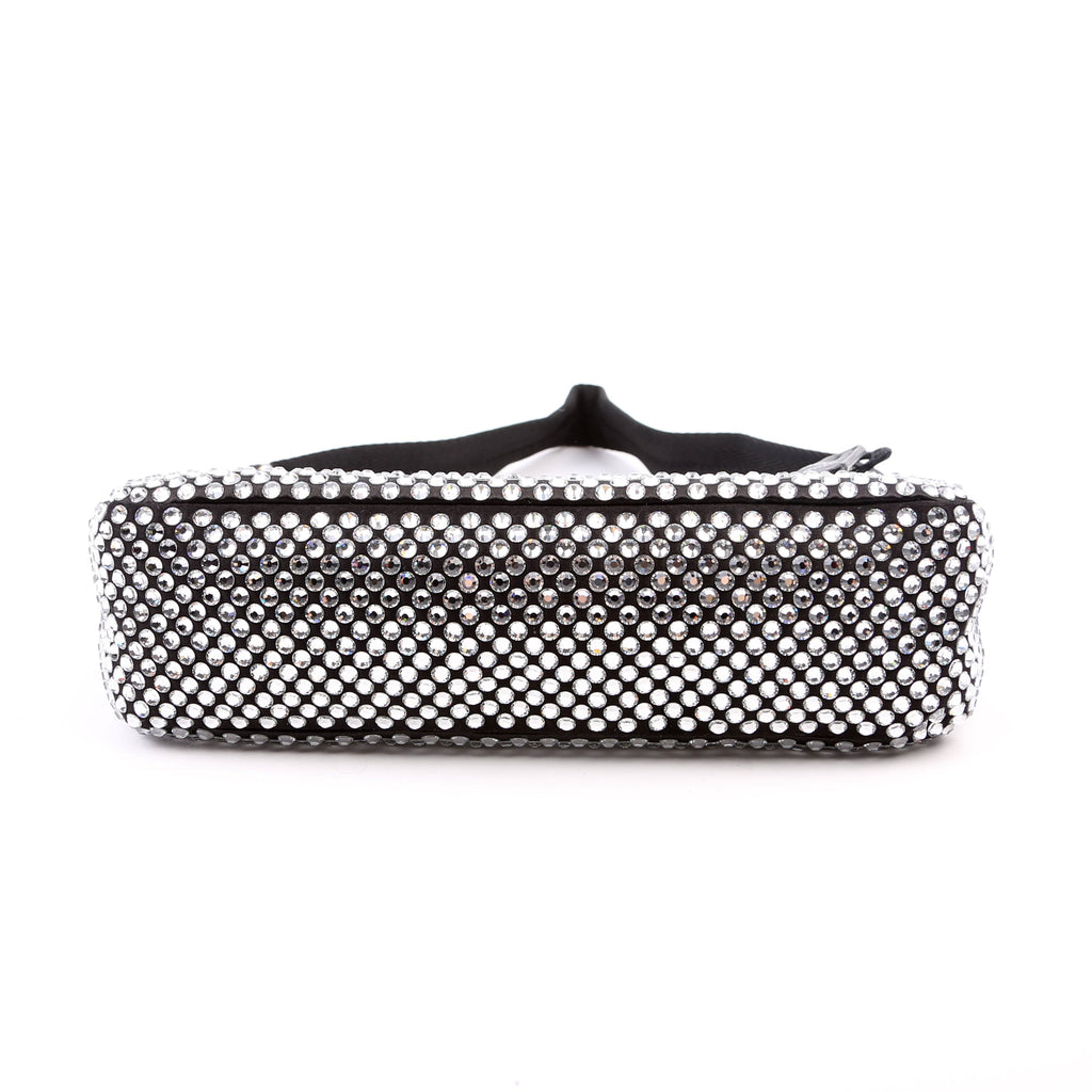 Prada Satin Crystal Re-edition 2000 Mini Bag