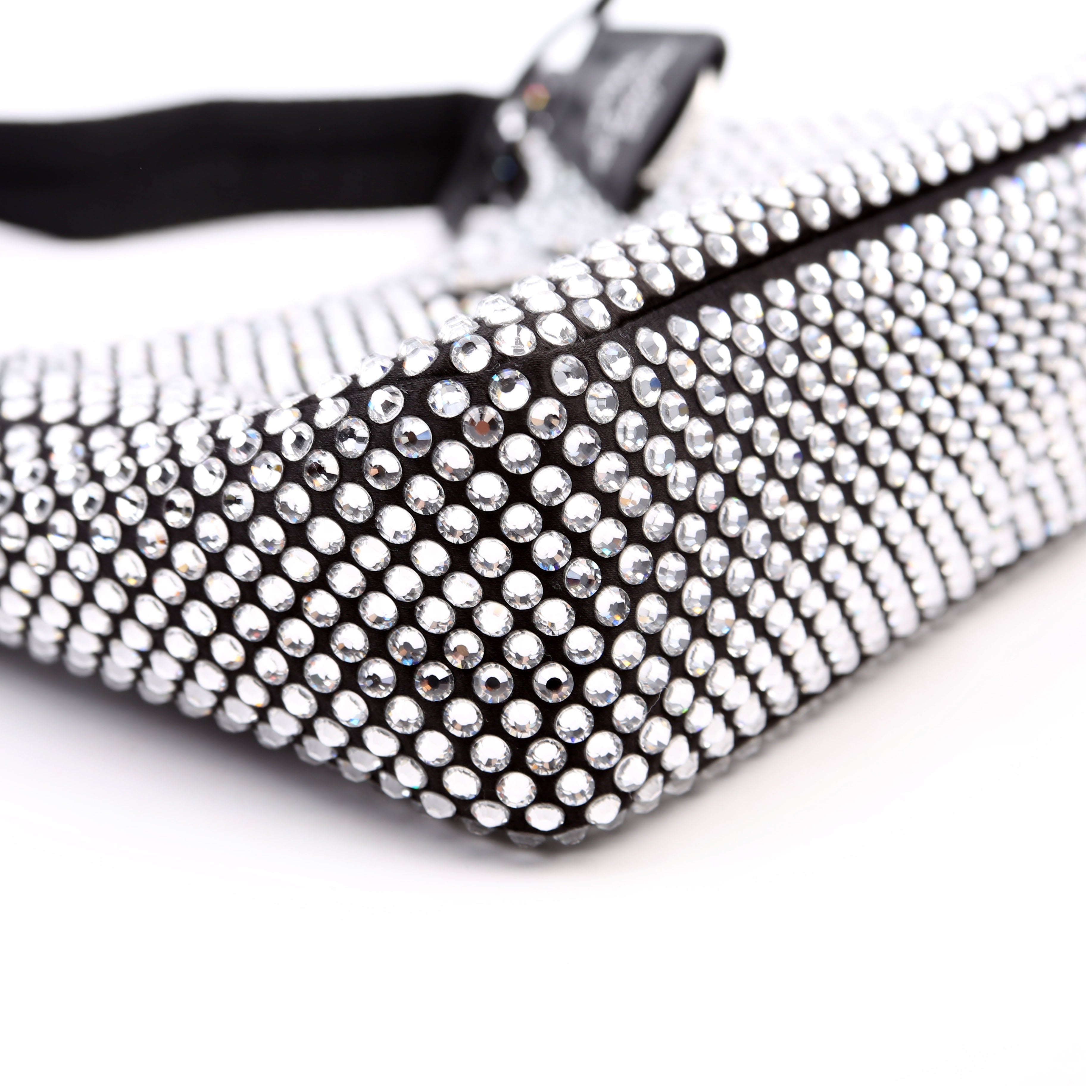 Prada Satin Crystal Re-edition 2000 Mini Bag
