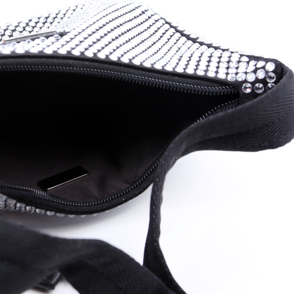 Prada Satin Crystal Re-edition 2000 Mini Bag