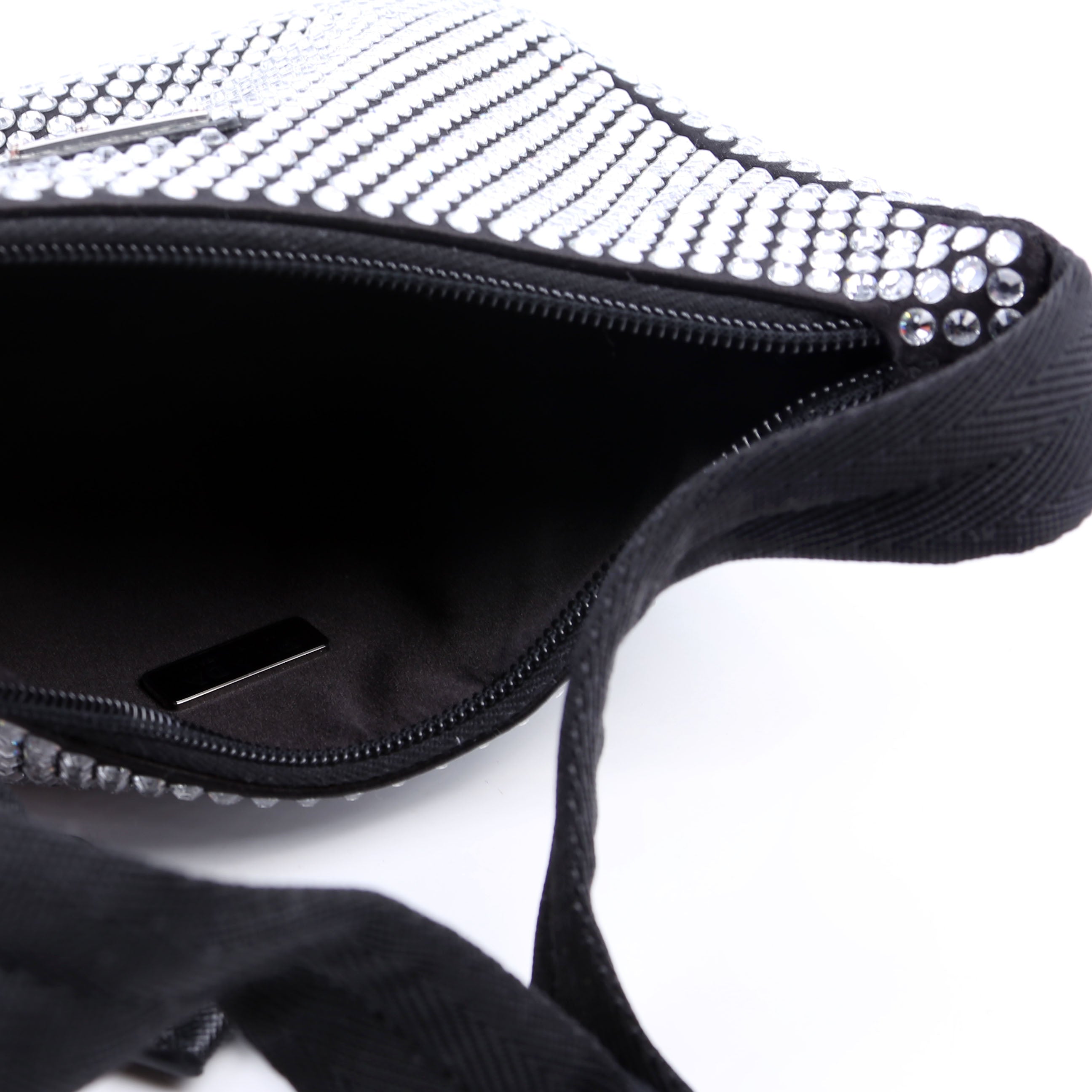 Prada Satin Crystal Re-edition 2000 Mini Bag