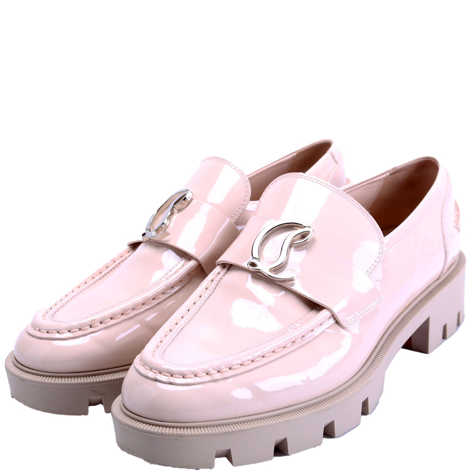 CL Moc Lug Loafers Size 38.5 Taupe