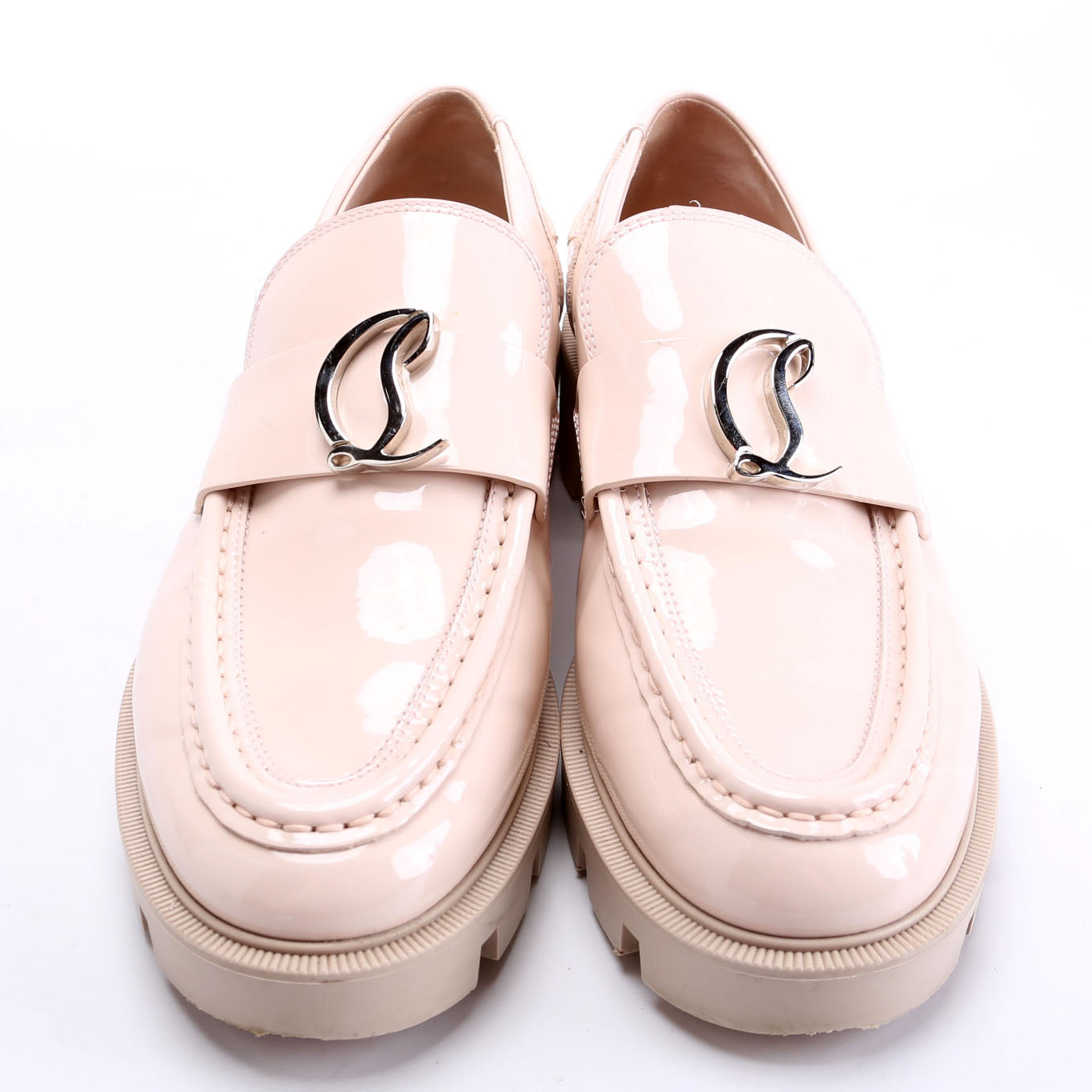 CL Moc Lug Loafers Size 38.5 Taupe