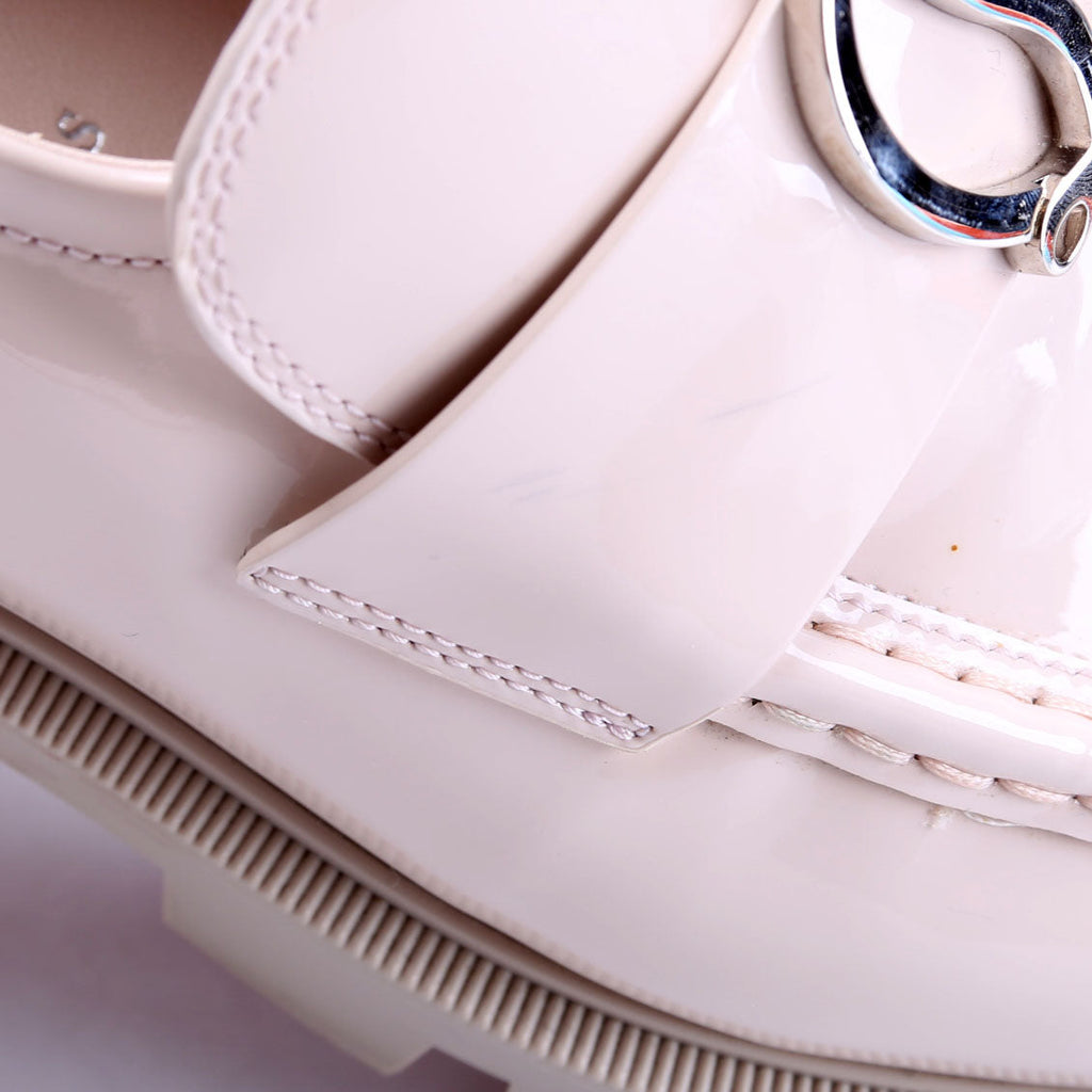 CL Moc Lug Loafers Size 38.5 Taupe