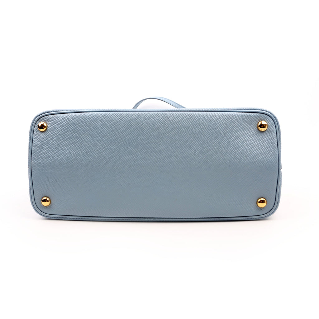 Saffiano Cuir Double Medium Blue