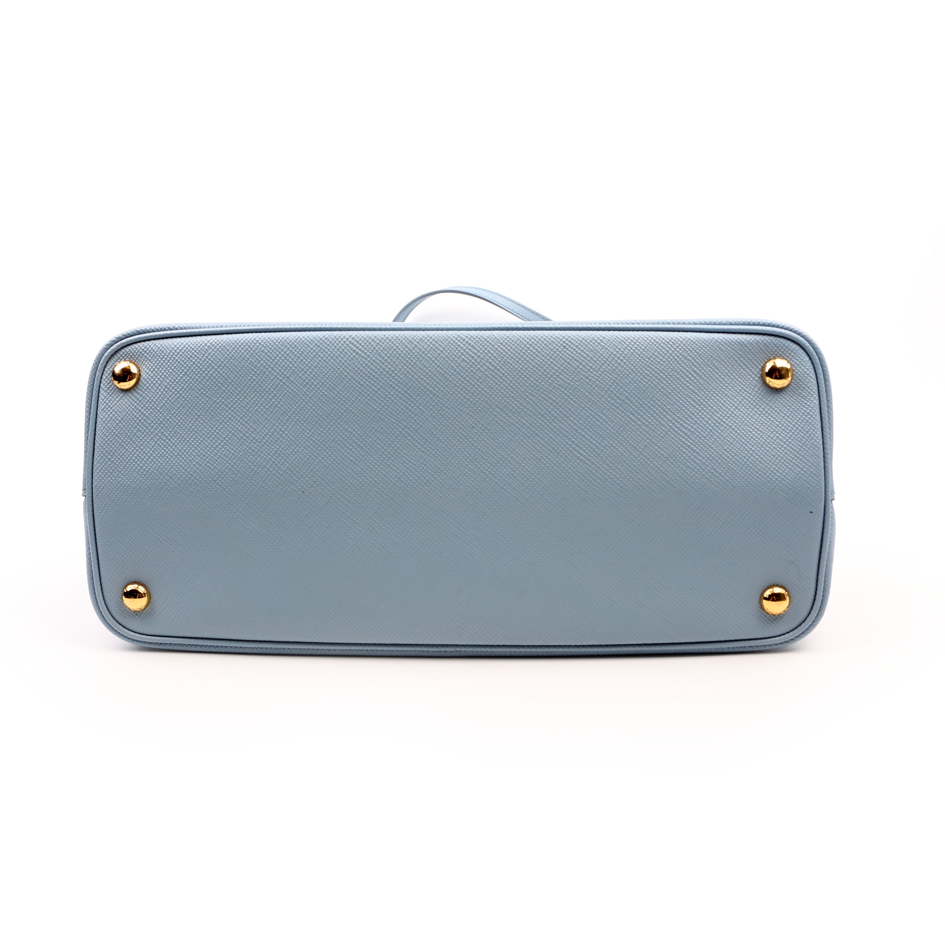 Saffiano Cuir Double Medium Blue
