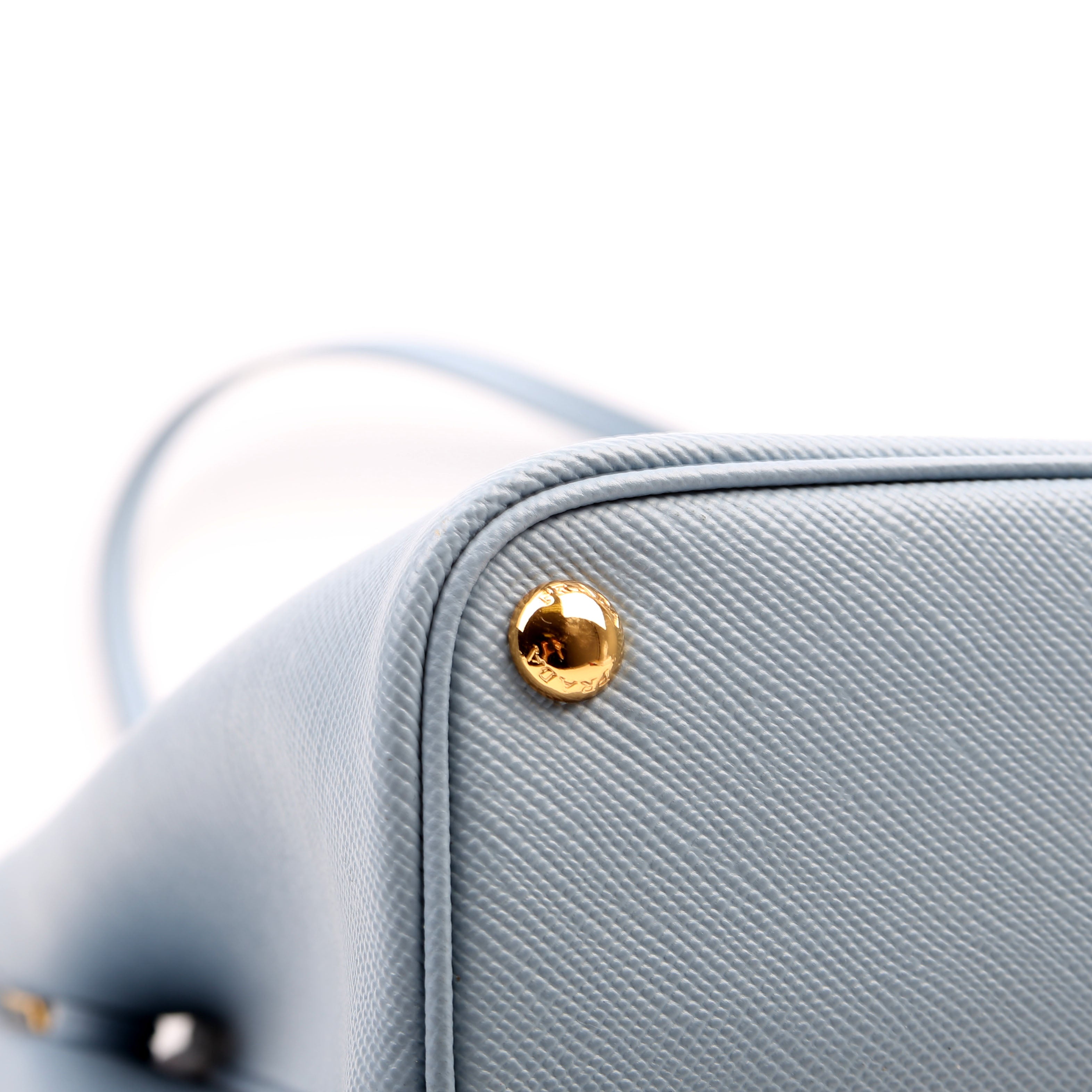 Saffiano Cuir Double Medium Blue