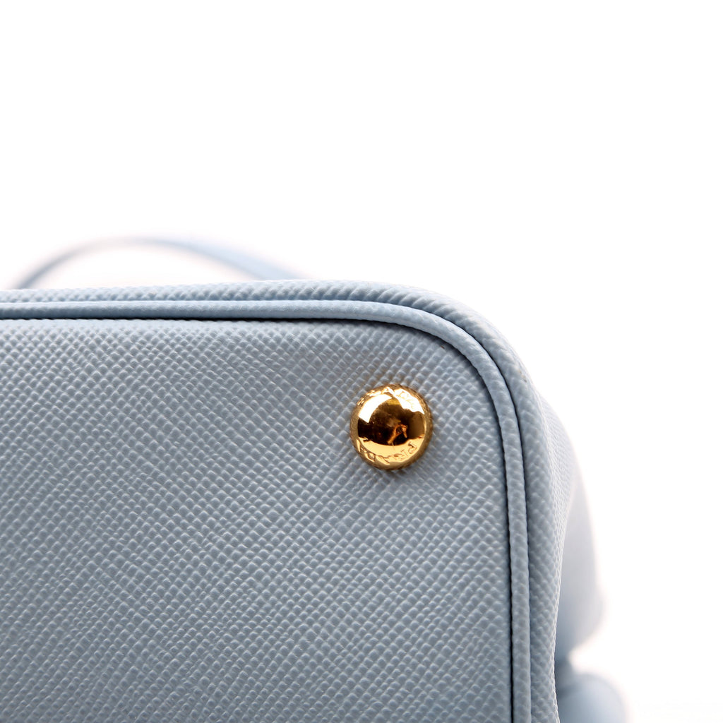 Saffiano Cuir Double Medium Blue