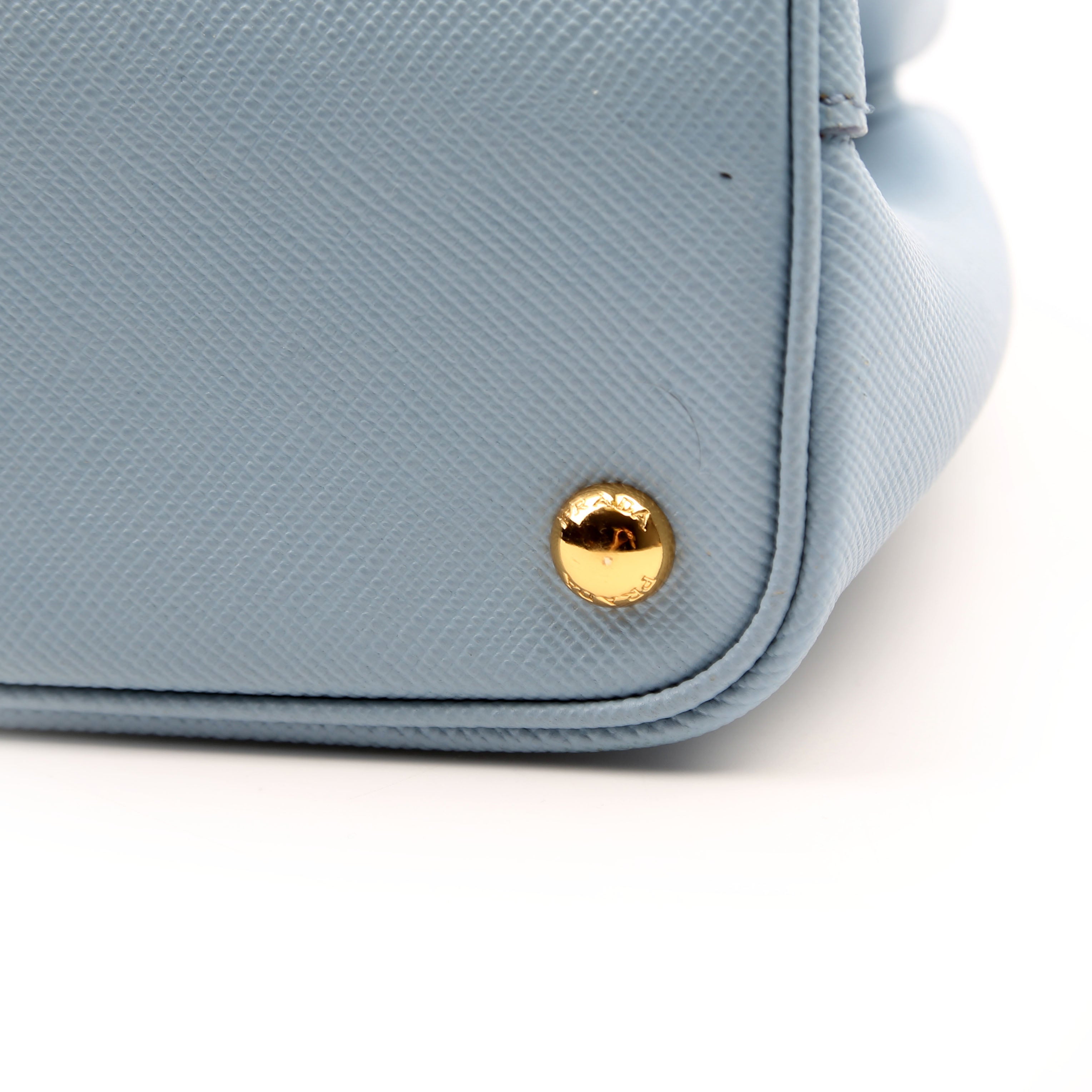Saffiano Cuir Double Medium Blue