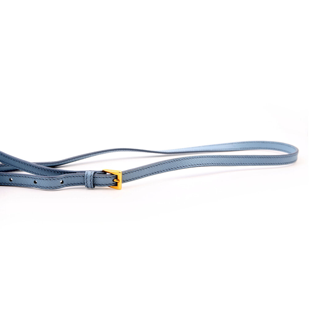Saffiano Cuir Double Medium Blue