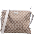 388924 GG Canvas Crossbody White