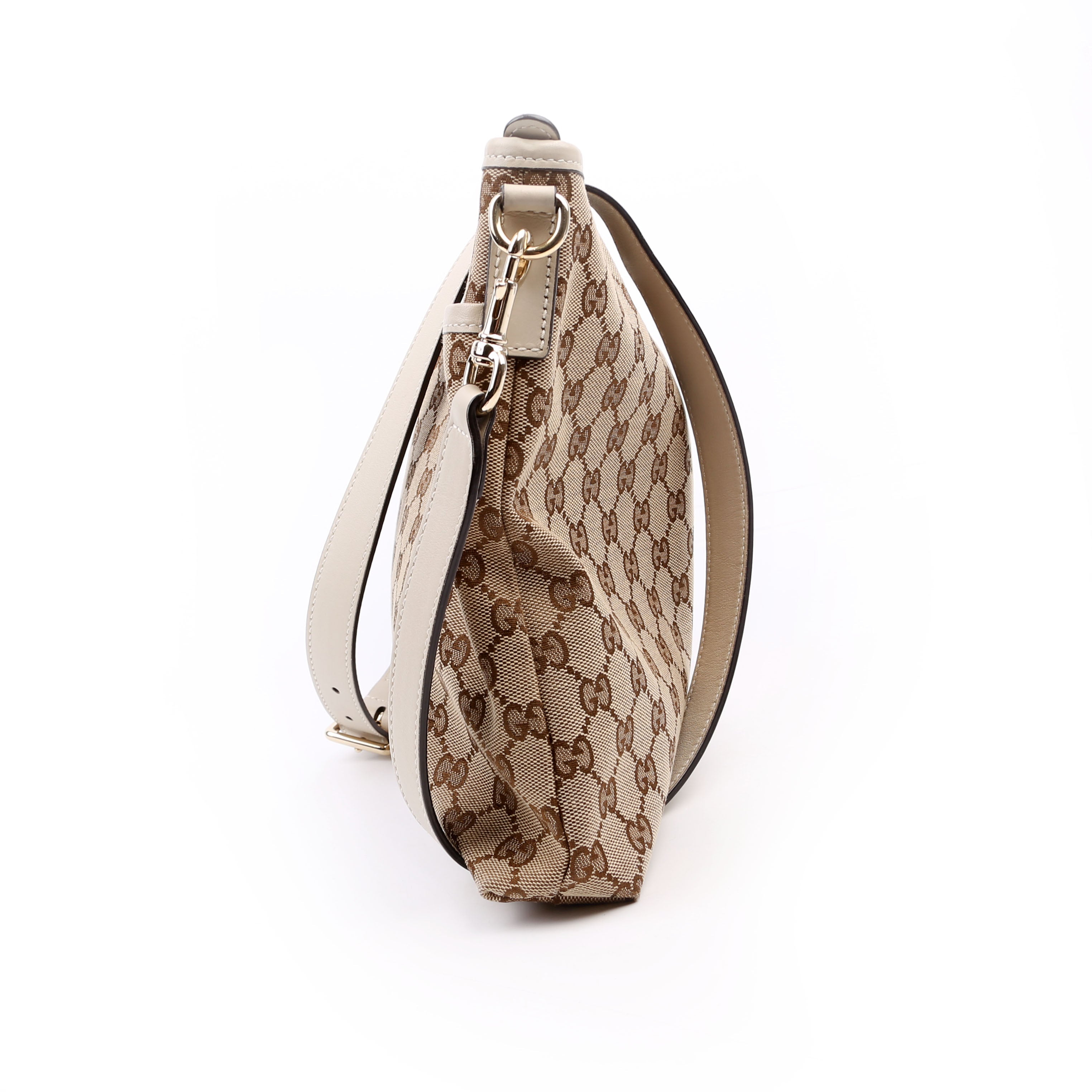 388924 GG Canvas Crossbody White