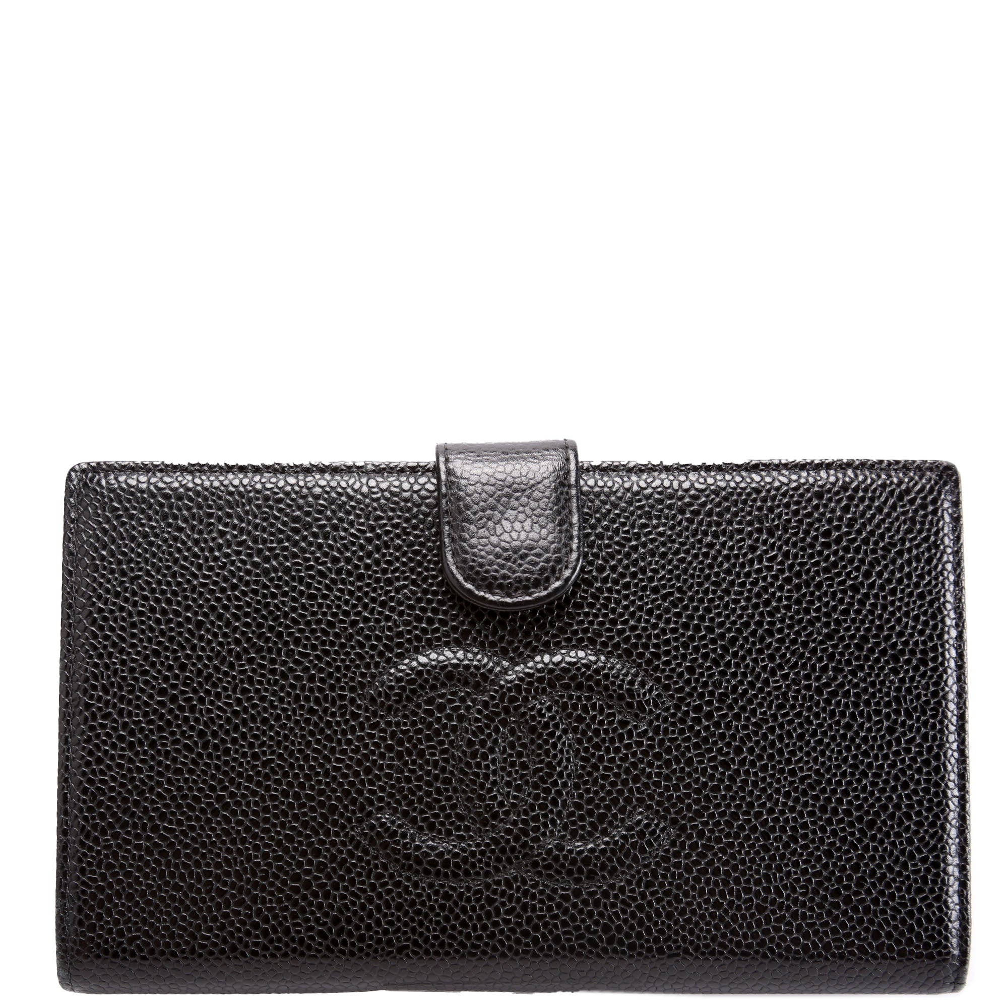 Timeless CC French Wallet Caviar 10M Black