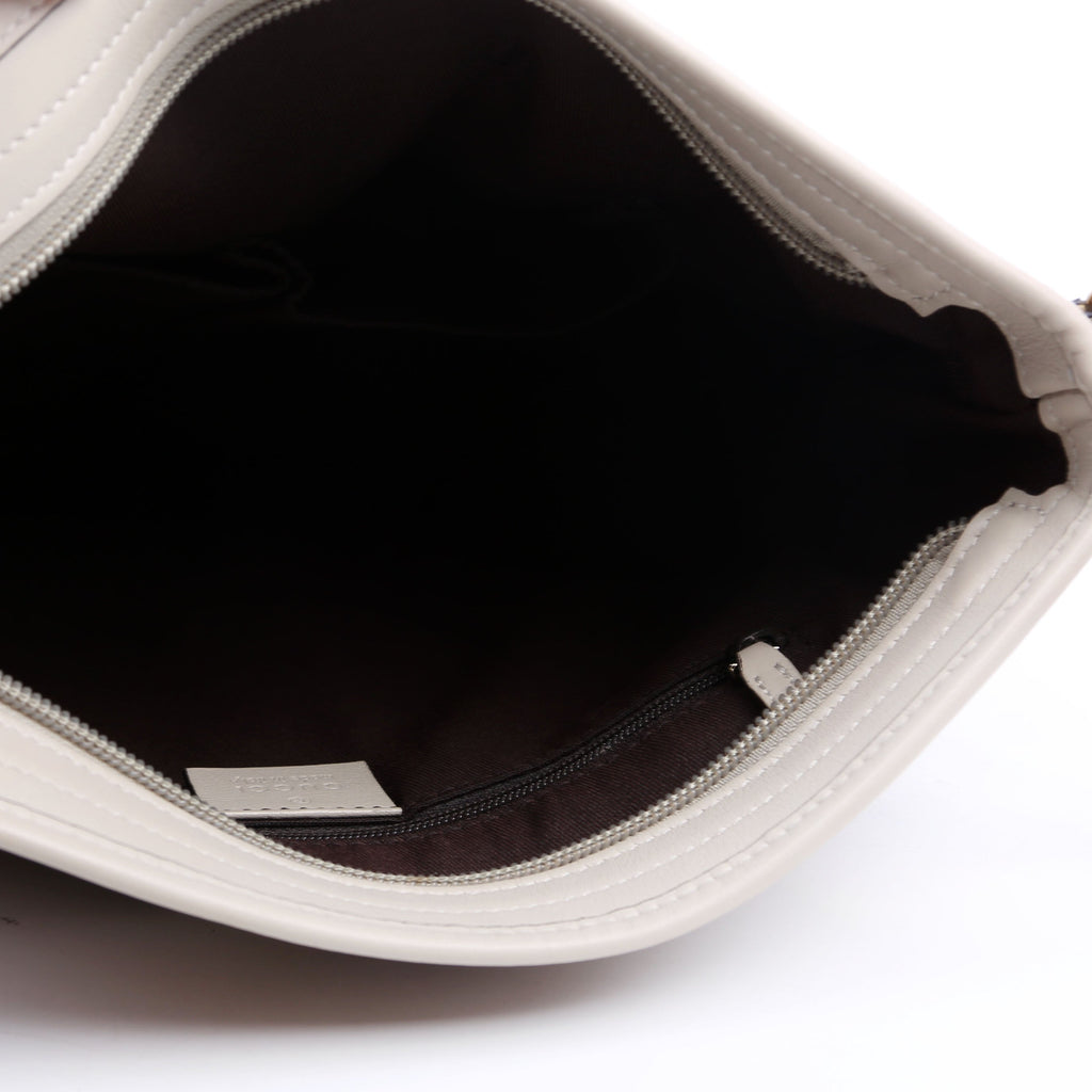 388924 GG Canvas Crossbody White
