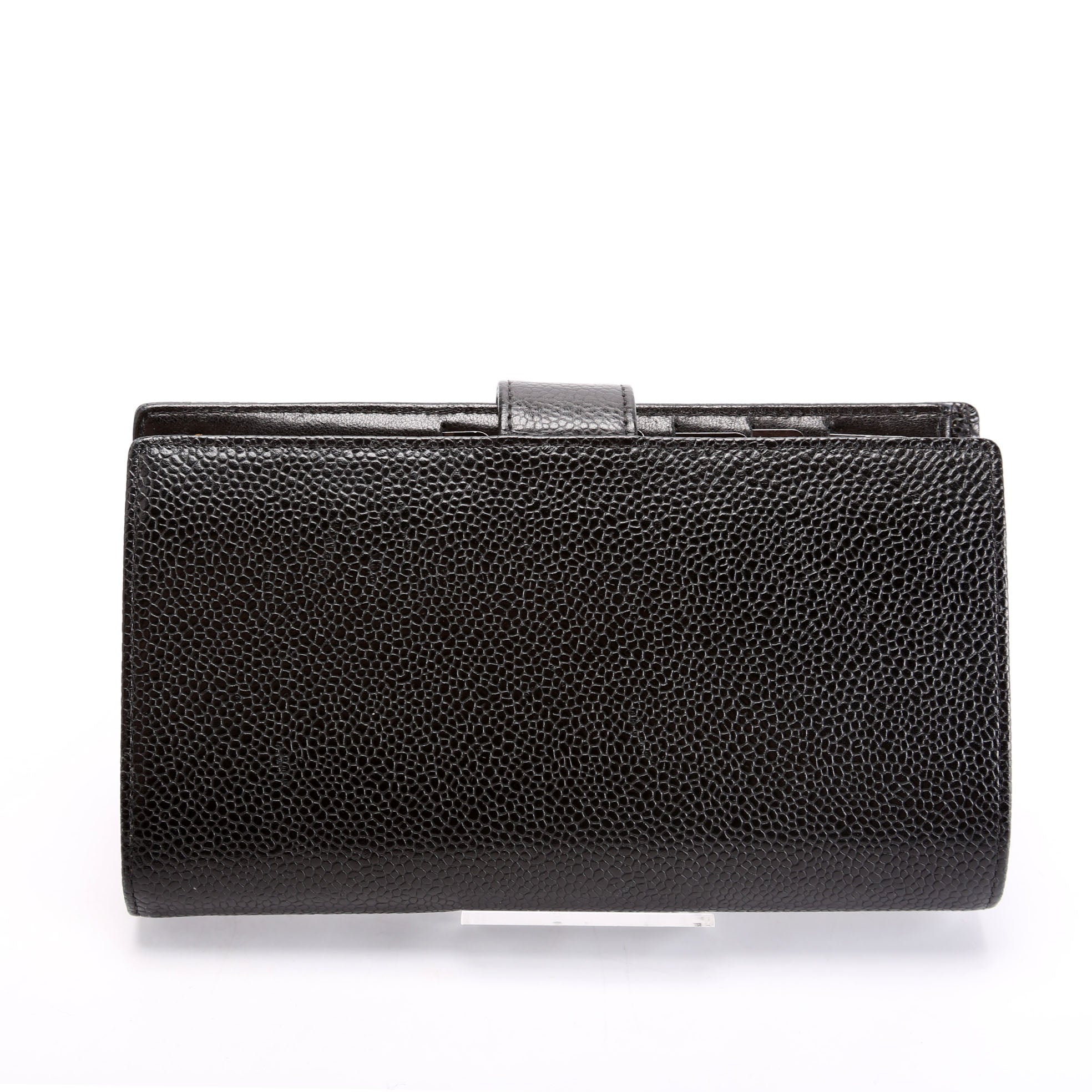 Timeless CC French Wallet Caviar 10M Black
