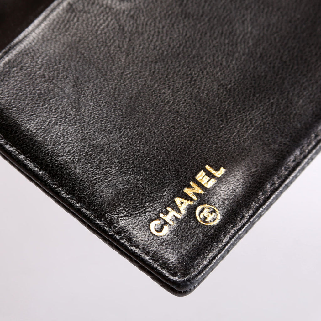 Timeless CC French Wallet Caviar 10M Black