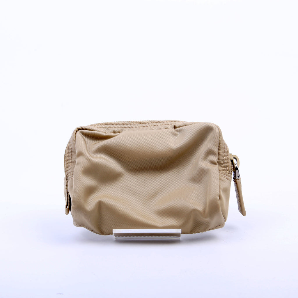 1ND339 Re-Nylon Pouch Beige