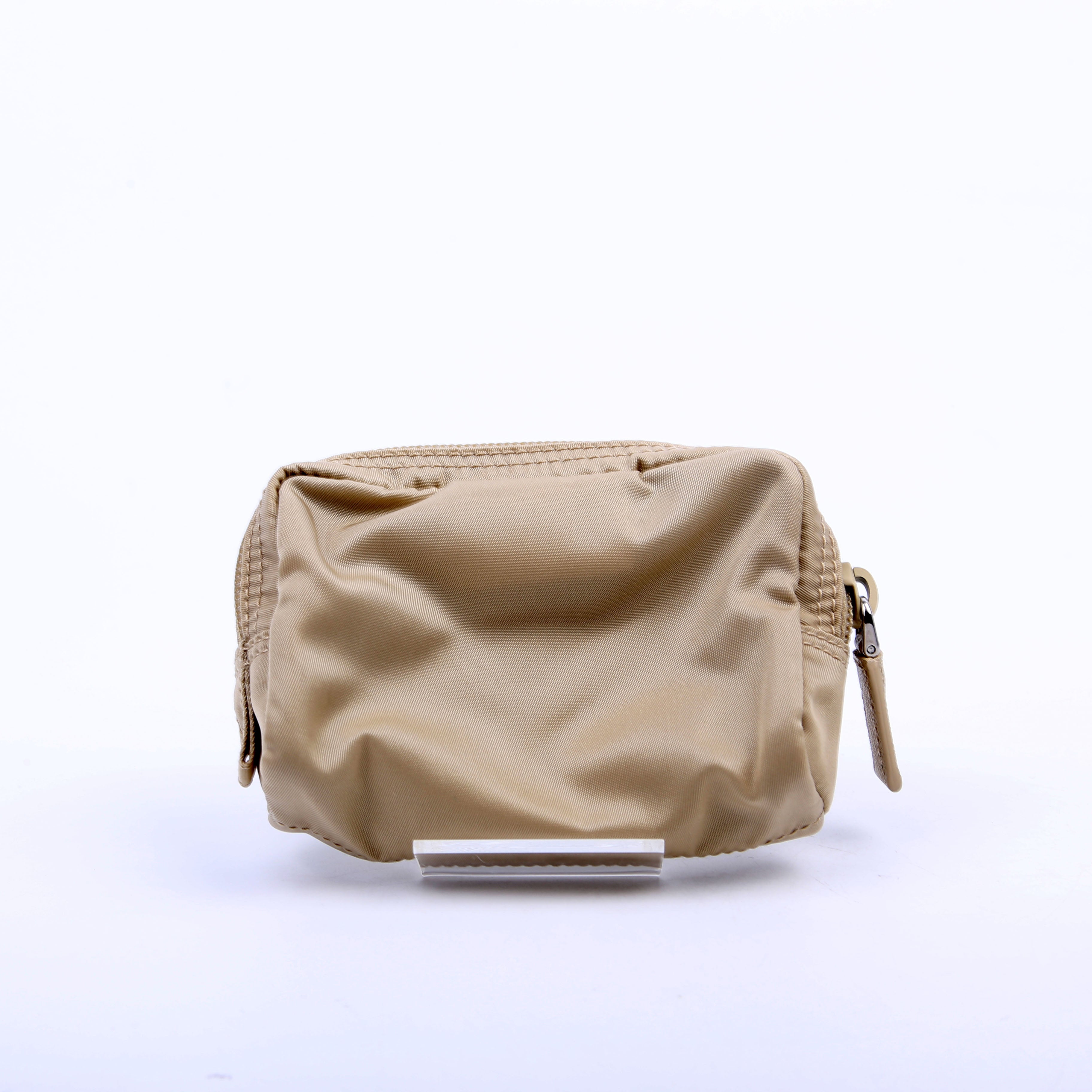 1ND339 Re-Nylon Pouch Beige