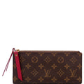Adele Wallet Monogram Berry