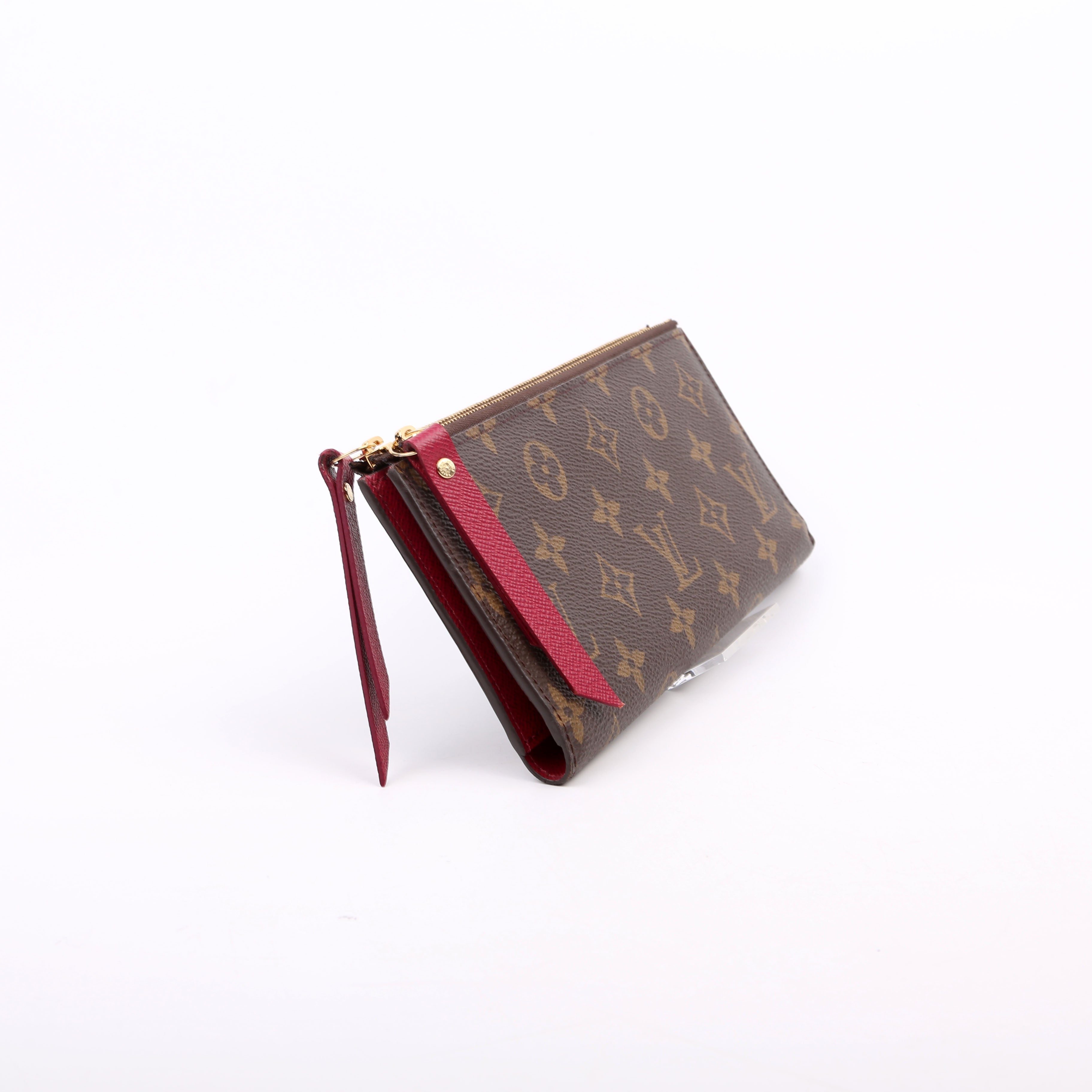 Adele Wallet Monogram Berry