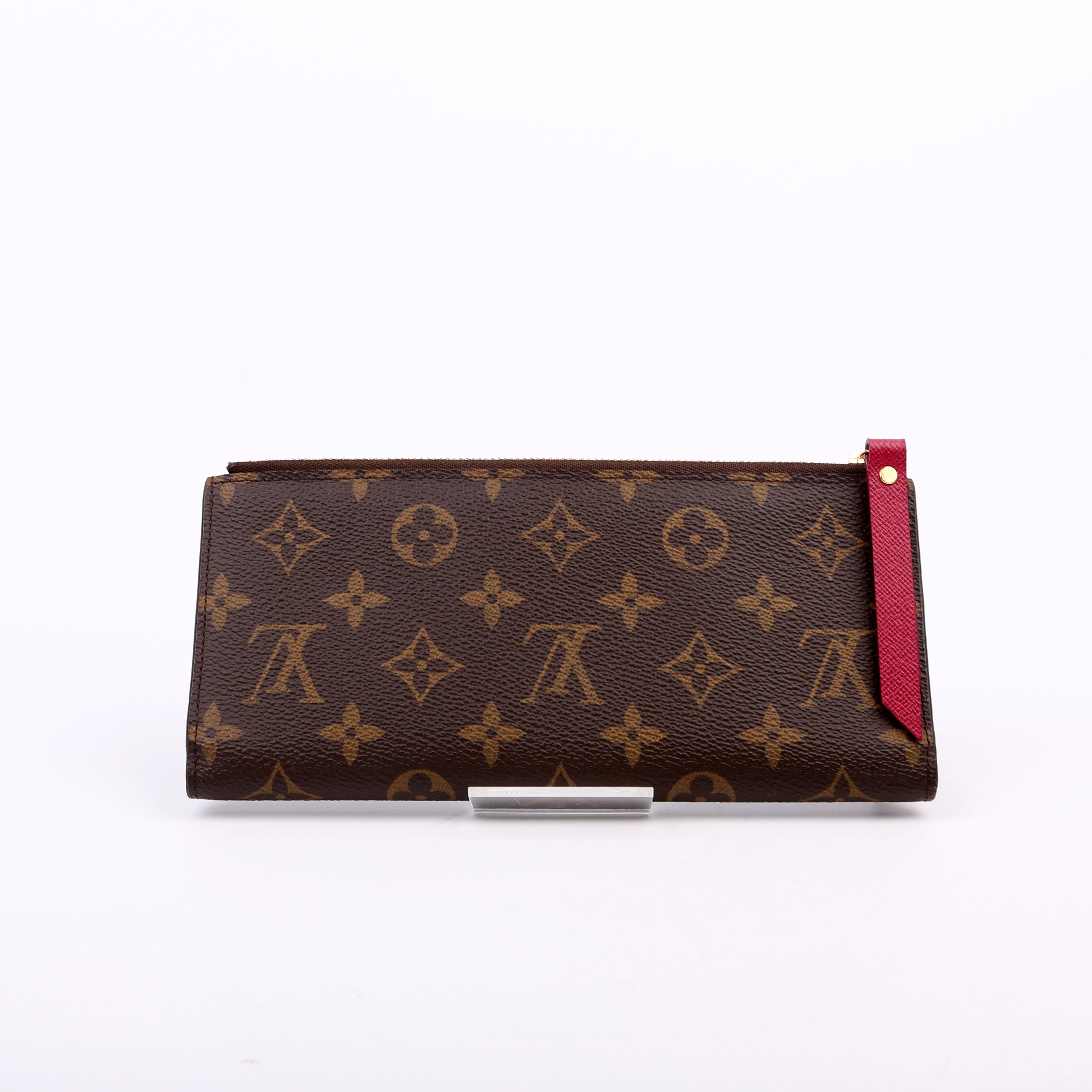Adele Wallet Monogram Berry