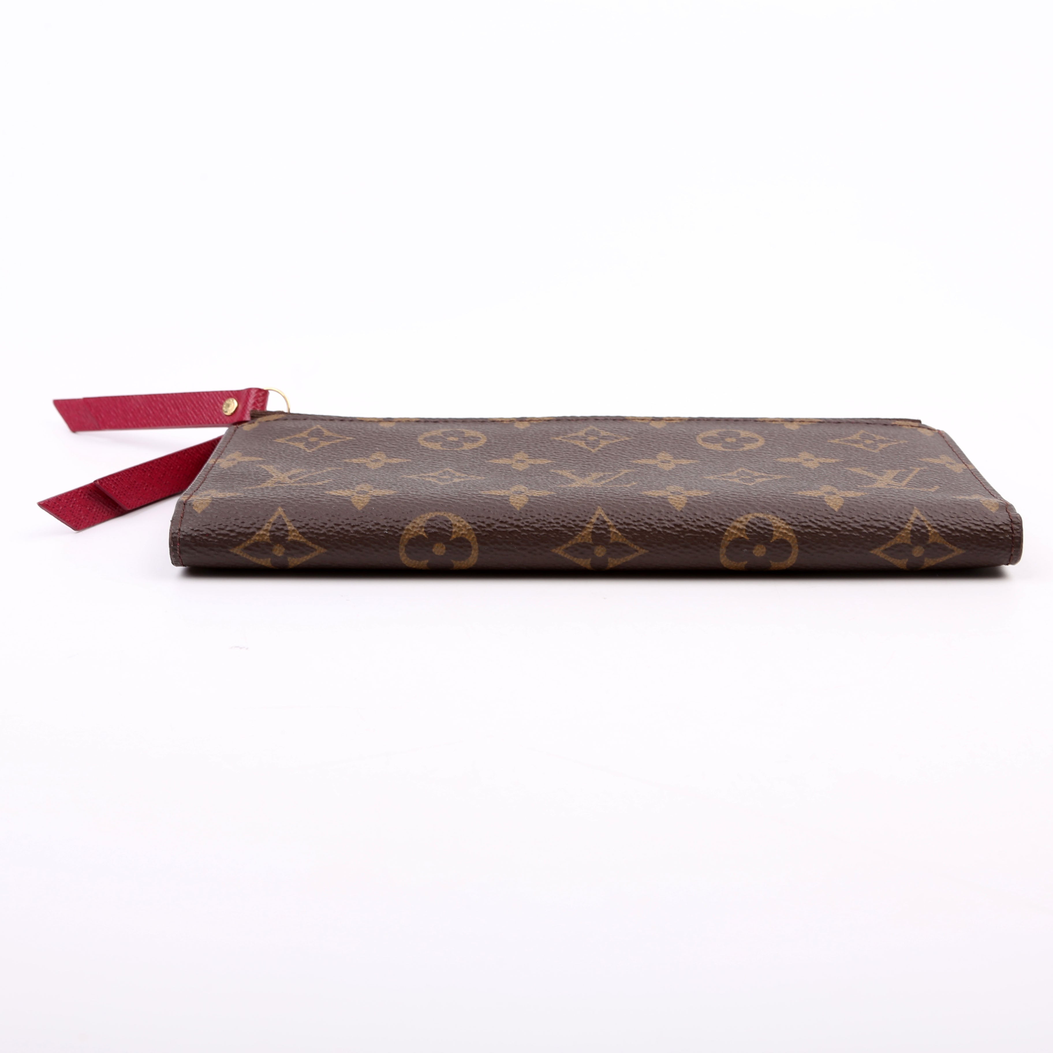 Adele Wallet Monogram Berry