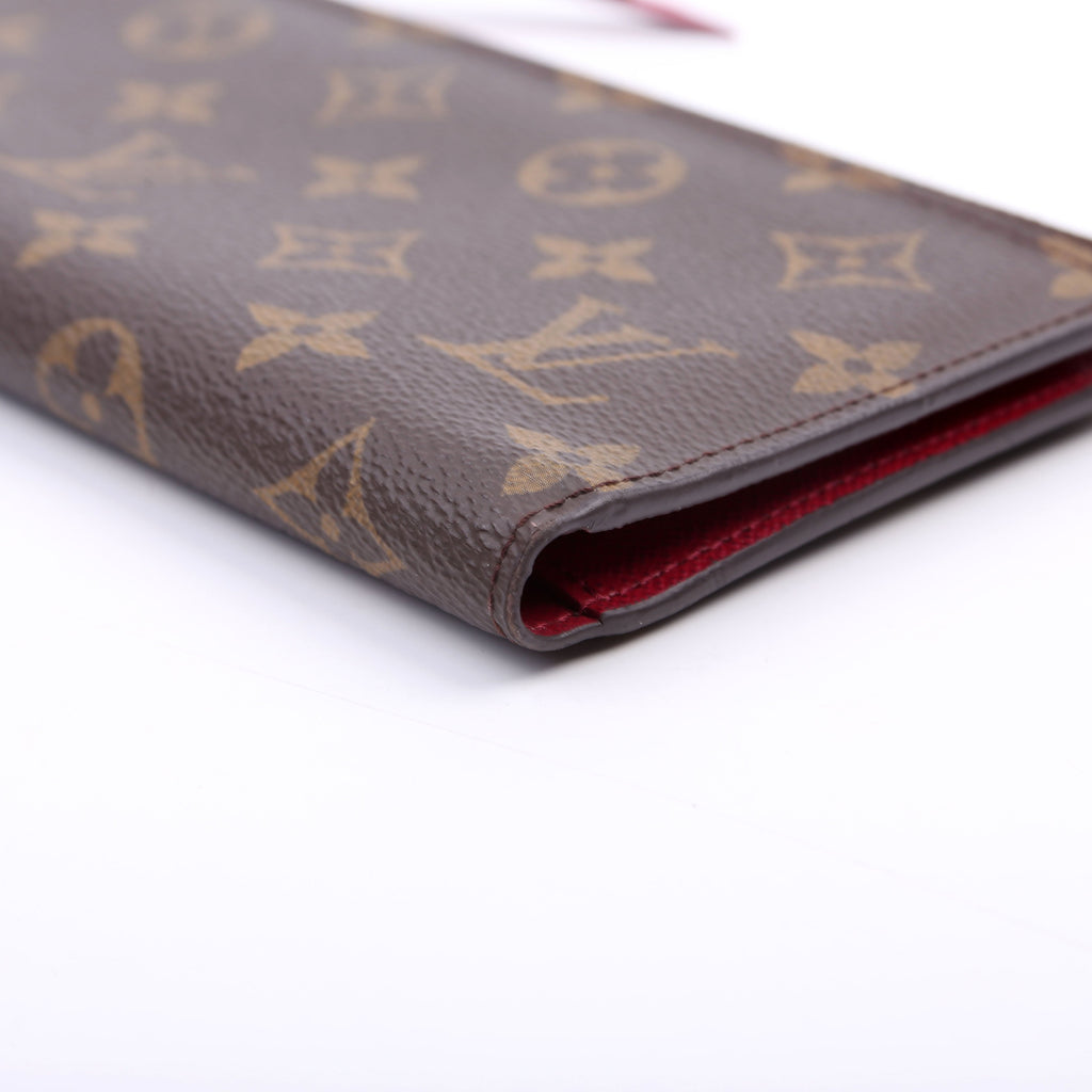 Adele Wallet Monogram Berry