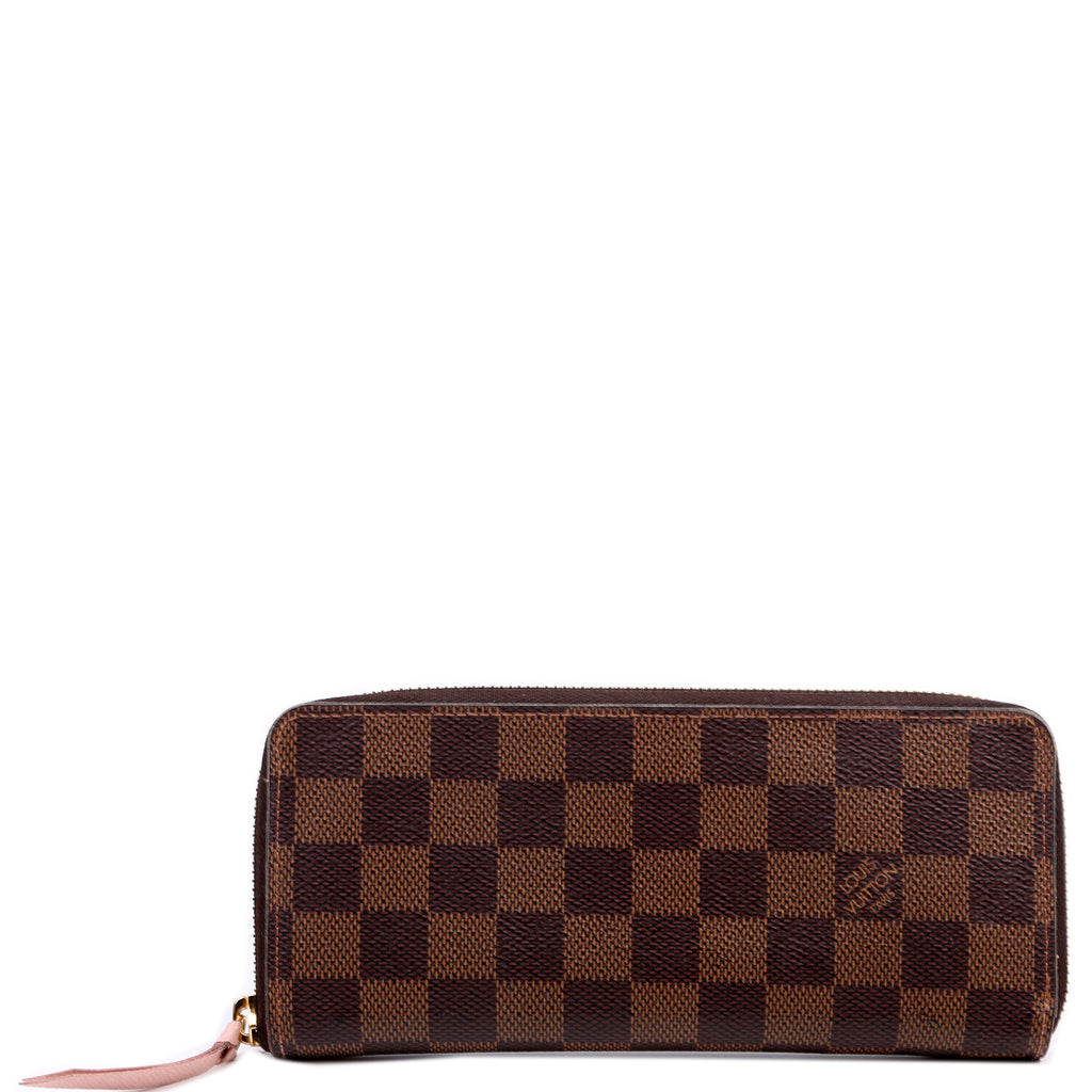 Clemence Wallet Damier Ebene Brown
