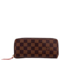 Clemence Wallet Damier Ebene Brown