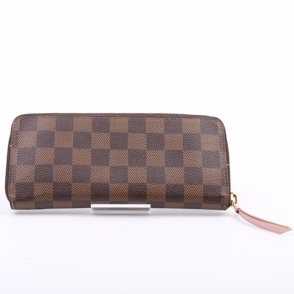 Clemence Wallet Damier Ebene Brown